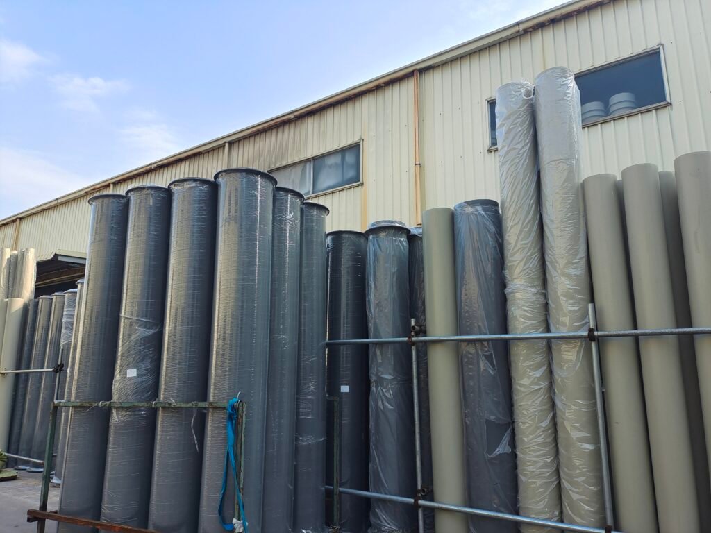 PP FRP Ducting System for Industrial Waste Gas Compliance