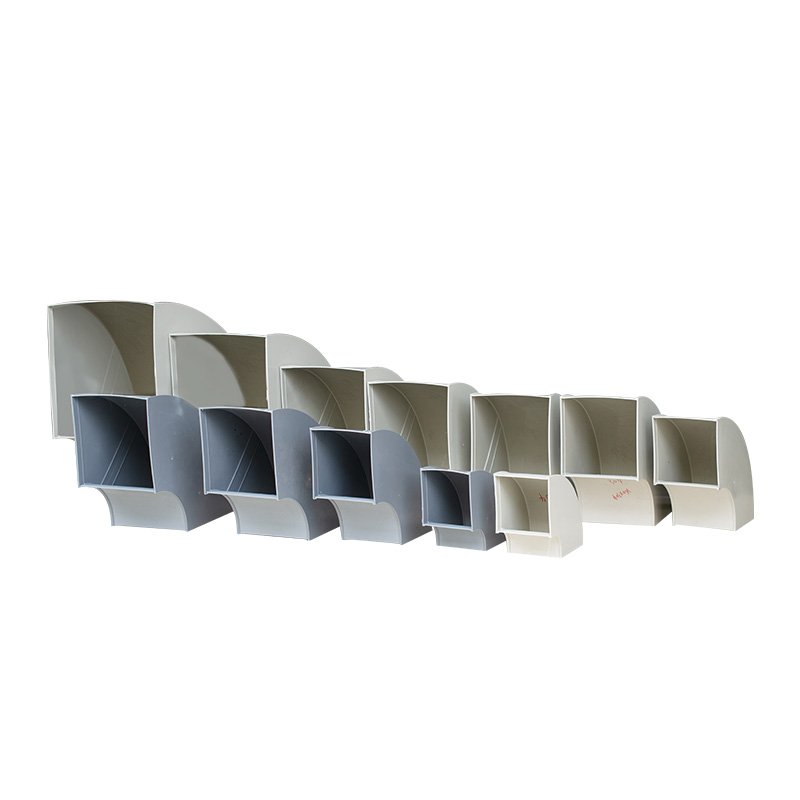 PP square duct 90 degree elbow - PP air duct fittings by XICHENG EP